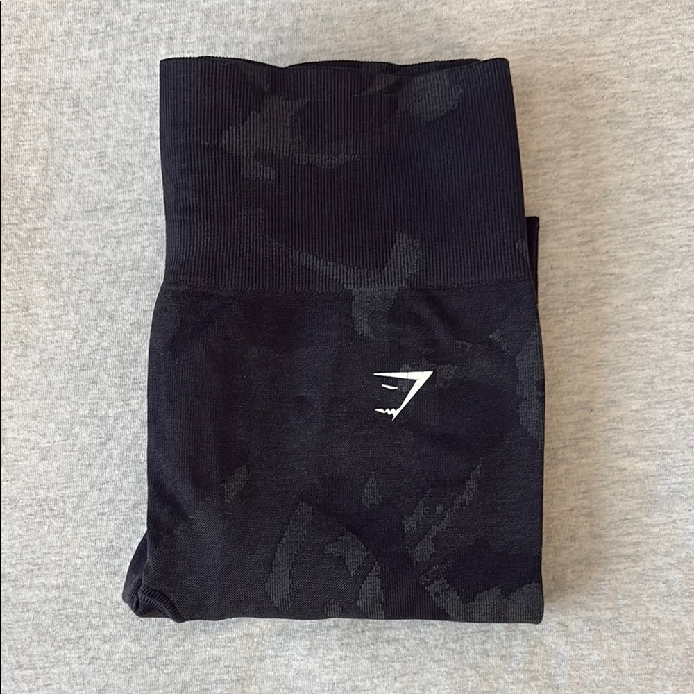 Gymshark Black Camouflage Leggings